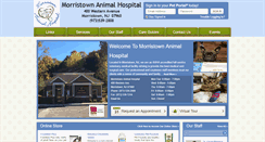 Desktop Screenshot of morristownvet.com